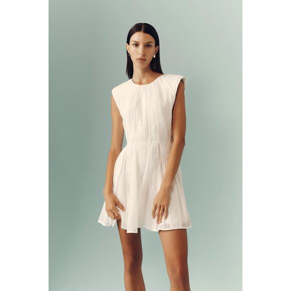 NEW NWT Aje. Soleil Lace Mini Dress White US Size 4 - Picture 1 of 9